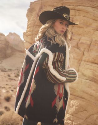 Палта Wrangler Wrangler x Lainey Wilson Lainey Jacquard Coat Тъмно синьо | 112373756:XS, 0