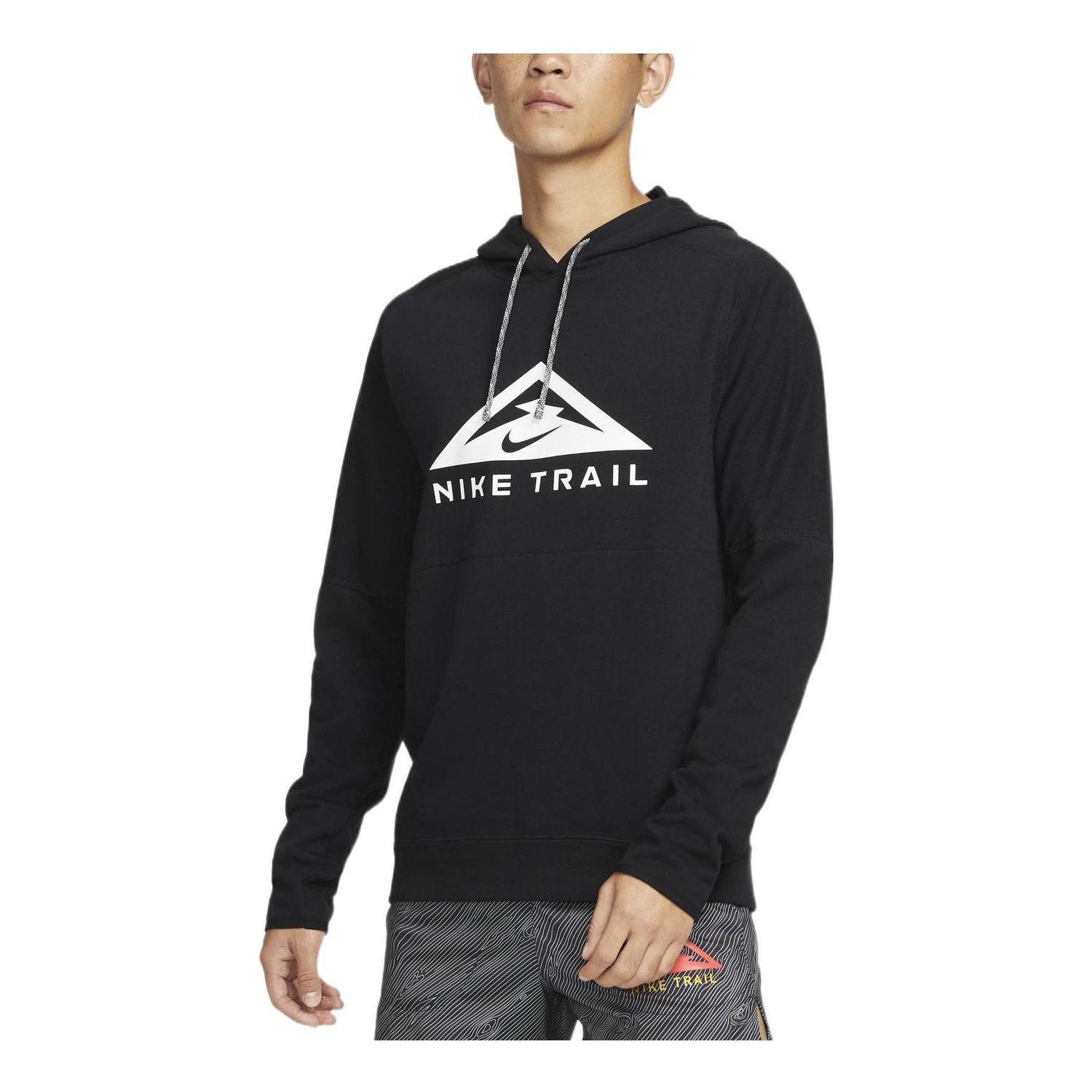 Суитчър Nike Trail Pullover Running Hoodie Черно | DV9325-010, 0
