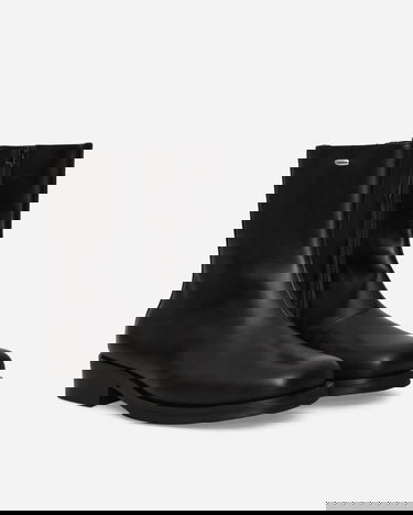 Кецове и обувки OUR LEGACY Leather Chelsea Boots Черно | COCBB 001, 4