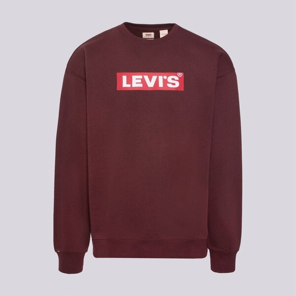Суитчър Levi's Relaxd Graphic Crew Бургунди | 38712-0209, 0