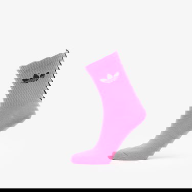Чорапи adidas Performance Ribbed Quarter Socks 2 Pairs Розово | JX5210, 3