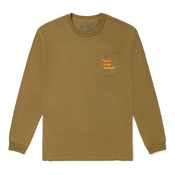 Тениска Vans Vans Casual Long Sleeve Pocket T-Shirt Кафяво | VN0A5E5KDZ9