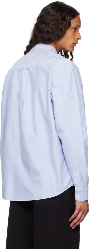Риза Carhartt WIP Embroidered Logo Oxford Shirt Синьо | I030799, 2