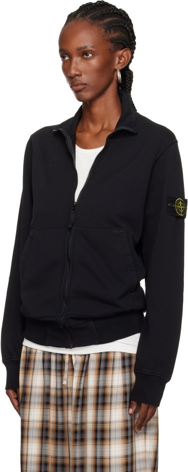 Яке Stone Island Stone Island Organic Cotton Fleece Jacket Черно | K2S15 6100063 S0051, 3