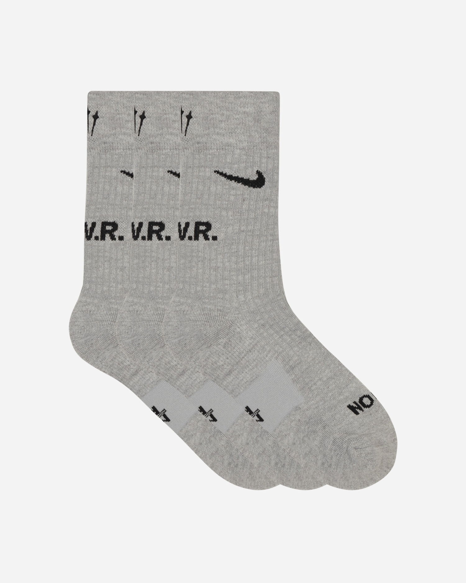 Чорапи Nike NOCTA 3-Pack Crew Socks Сиво | DD9240-902, 0