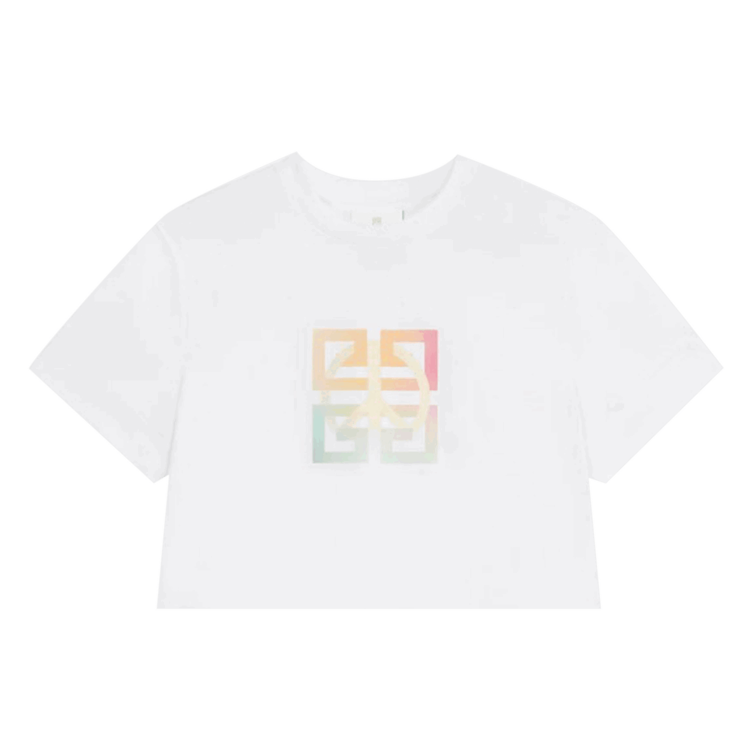 Съкратен топ Givenchy Cropped Masculine T-Shirt Бяло | BW709X3Z9Y 100, 0