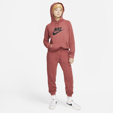 Суитчър Nike Sportswear Essential Fleece Hoodie Червено | DX2319-691, 2