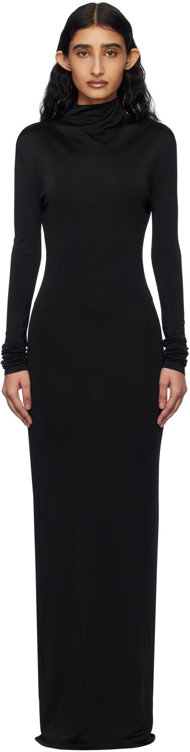 Pокля Khaite Khaite Norla Maxi Dress Черно | 54634132, 0