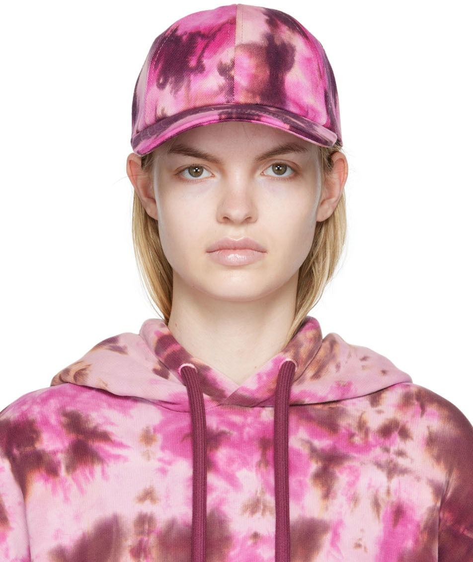 Шапка с козирка AMI Tie Dye Logo Baseball Cap Розово | UCP222.631, 0