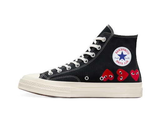 Кецове и обувки Converse Comme des Garçons PLAY x Chuck 70 Hi Черно | A08147C