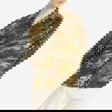 Риза Polo by Ralph Lauren Ski Camo Corduroy Sports Shirt Зелено | 710958255001, 2