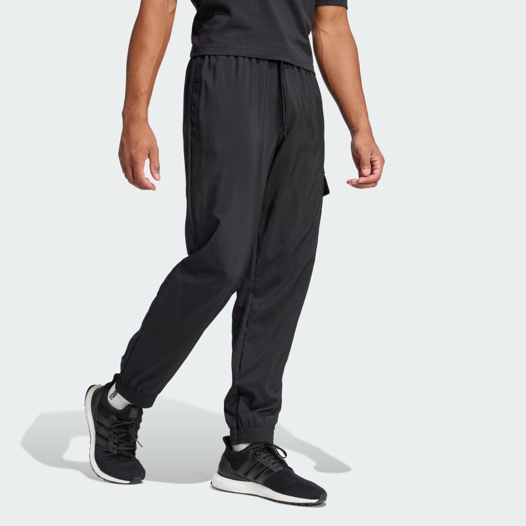 Карго панталони adidas Performance Essentials Small Logo Cargo Pants Черно | JF3538, 1