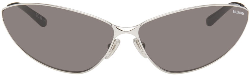 Слънчеви очила Balenciaga Razor Cat Sunglasses Сиво | BB0315S-004