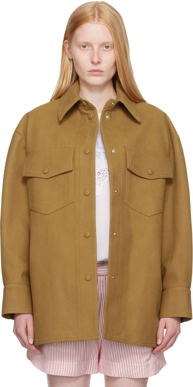 Stella McCartney Faux-Suede Overshirt