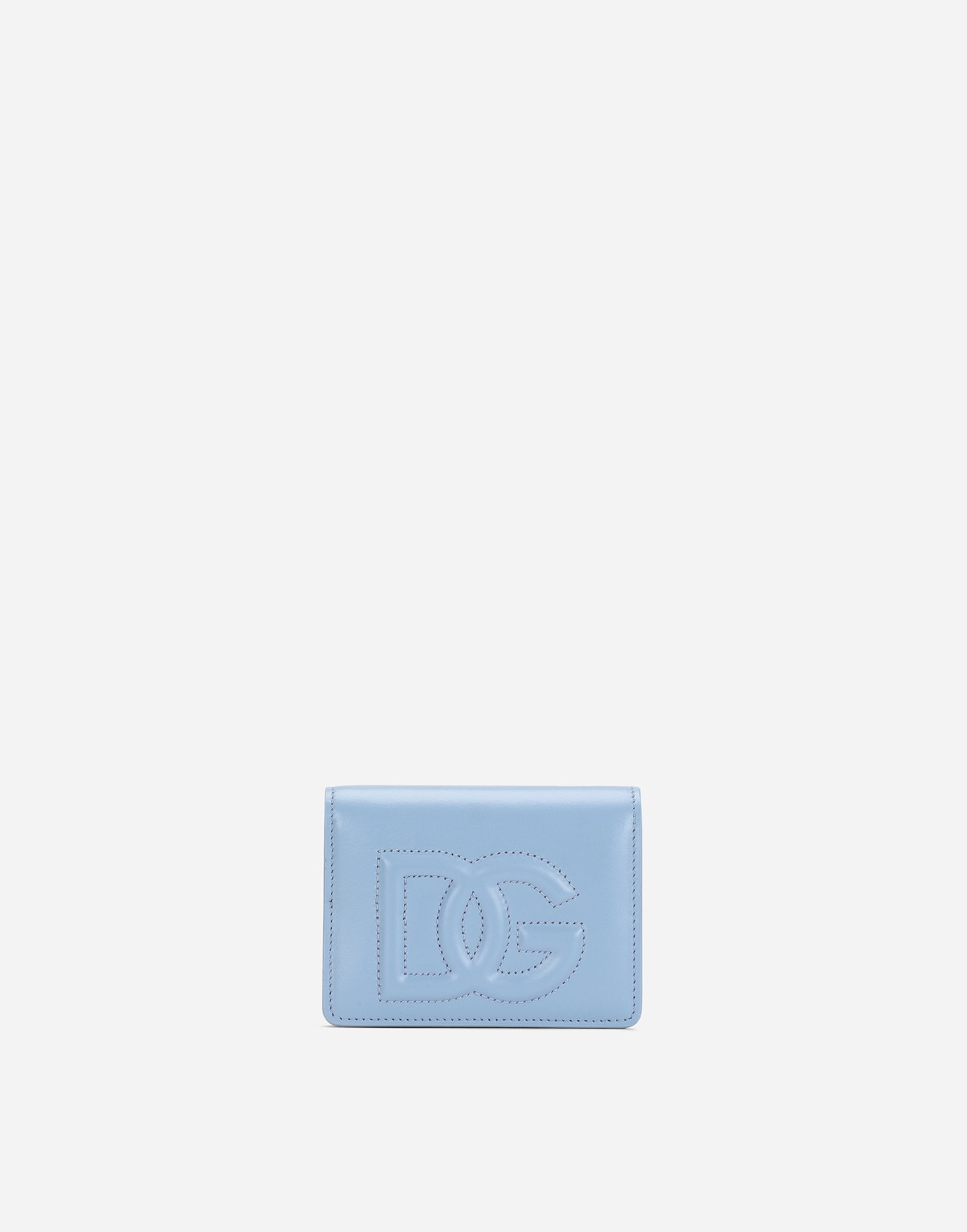 Портфейл Dolce & Gabbana Dolce & Gabbana DG Logo Leather Wallet Синьо | BI1211AG08180789, 0