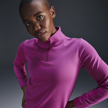 Тениска Nike Therma-FIT One Long Sleeve T-Shirt Лилаво | DD4945-518, 0