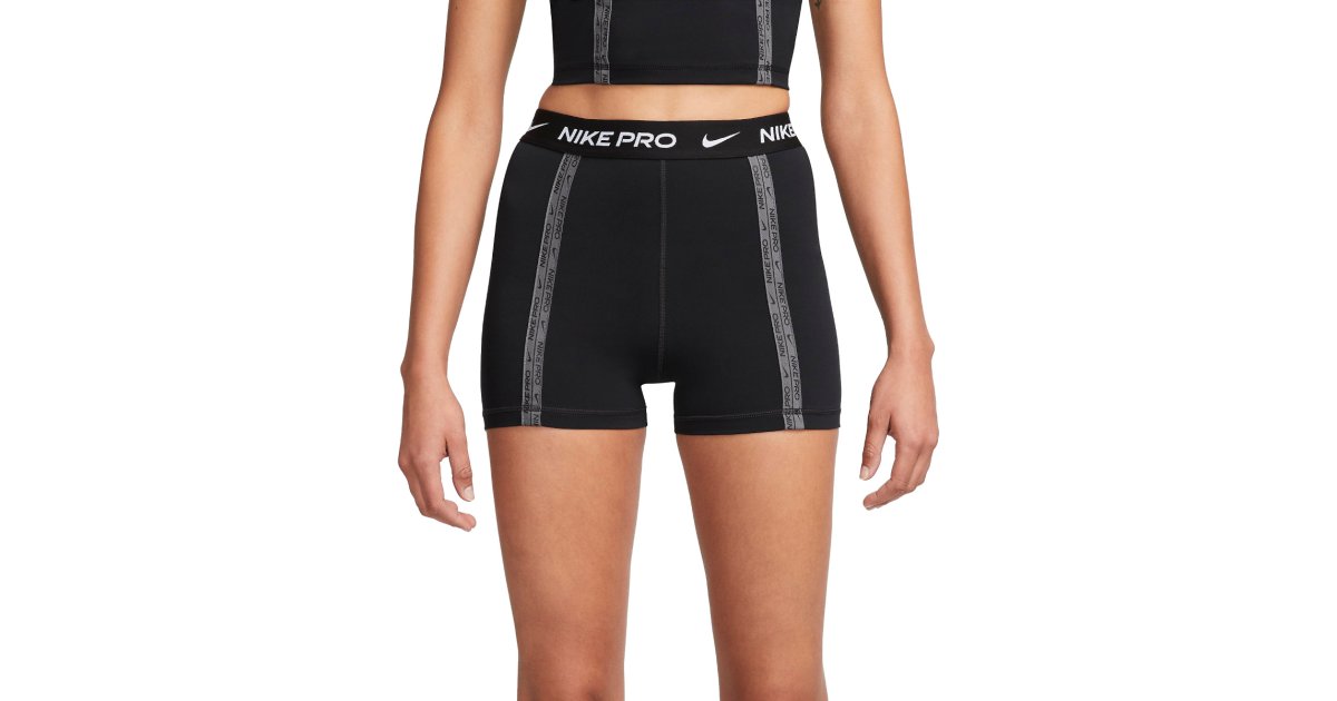 Къси панталони Nike Pro Dri-FIT High-raised 3in Shorts Черно | fb5450-010, 1