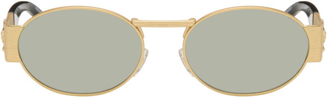 Medusa Deco Oval Sunglasses