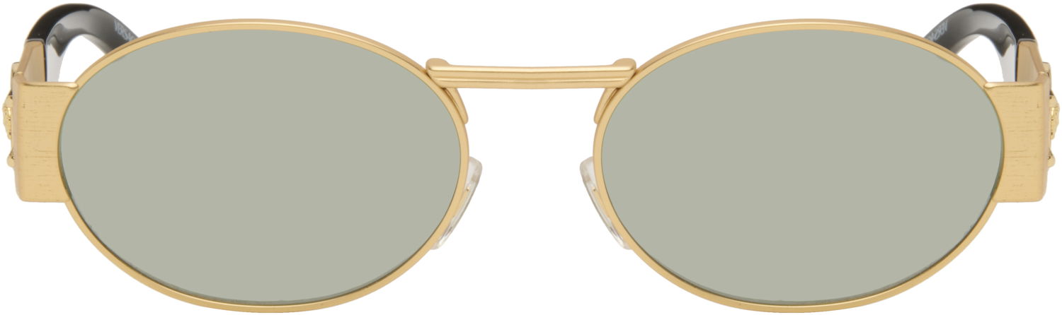 Слънчеви очила Versace Medusa Deco Oval Sunglasses Металик | 0VE2264 10023056 8056262450901, 0