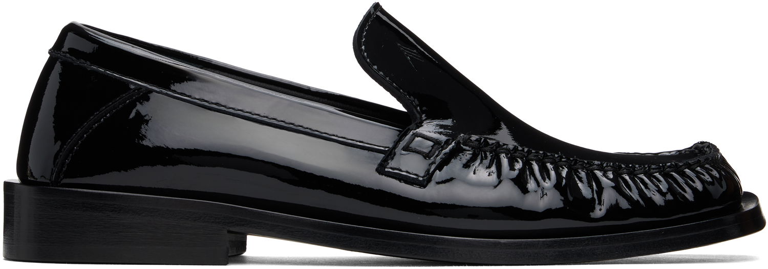 Облекло The Attico Attico Charles Patent Leather Loafers Черно | 250WSH00856 LBT002AA, 0