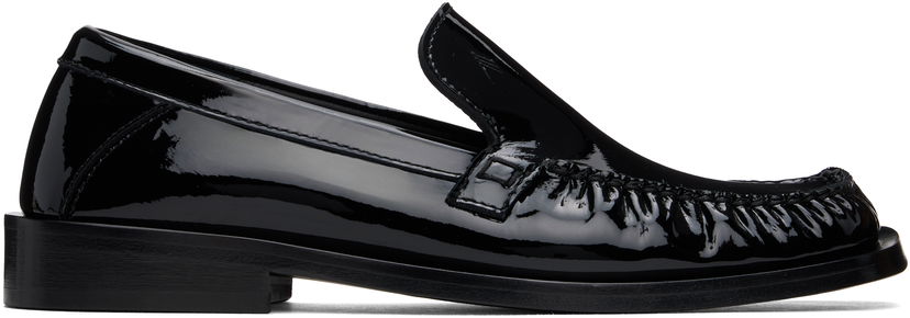 Облекло The Attico Attico Charles Patent Leather Loafers Черно | 250WSH00856 LBT002AA