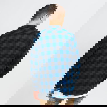 Риза Urban Classics Checked Flanell Shirt Тъмно синьо | TB297 Blue, 1