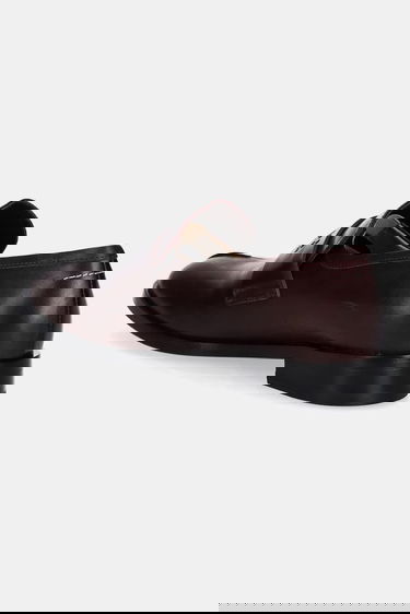 Кецове и обувки Maison Margiela MM6 Maison Margiela Leather Loafers Бургунди | S59WR0096.P5000.T2353, 1