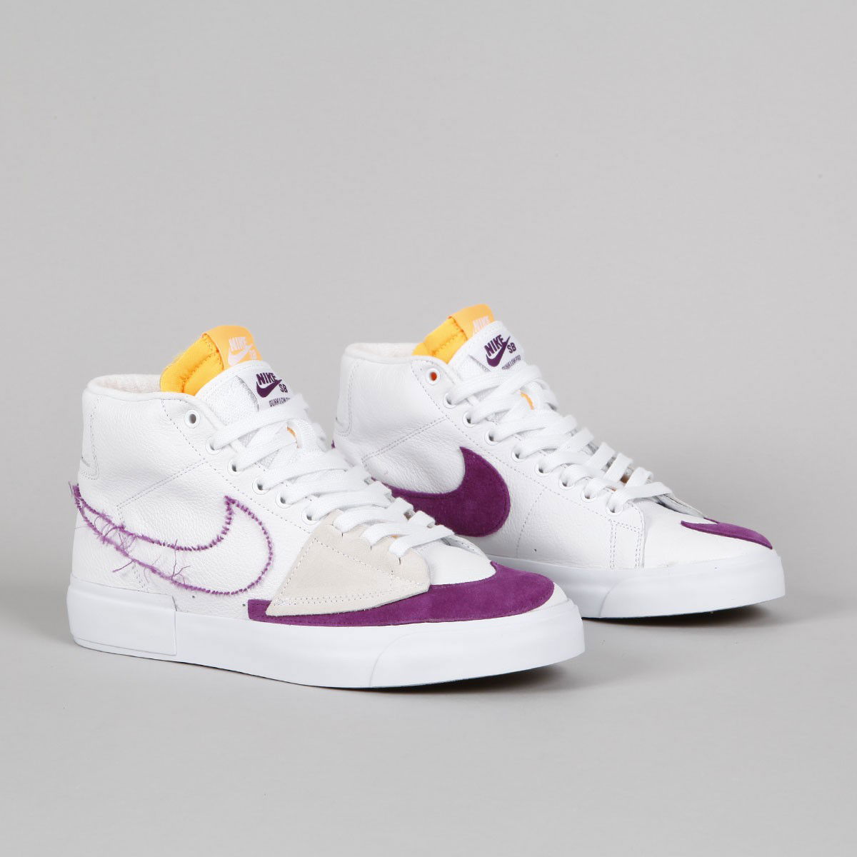 Кецове и обувки Nike SB Zoom Blazer Mid Edge SB "White Viotech" Бяло | DA2189-100, 1