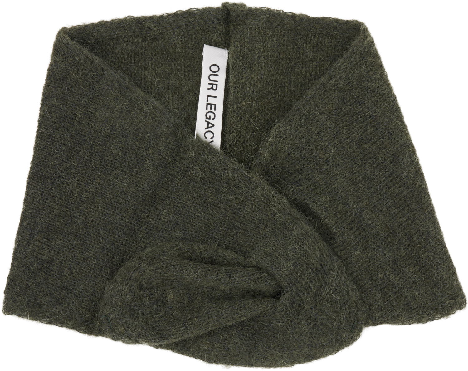 Шал OUR LEGACY Our Legacy Miniature Knotted Scarf Зелено | A4258MM, 0