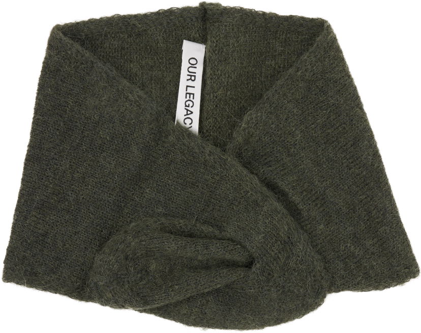 Шал OUR LEGACY Our Legacy Miniature Knotted Scarf Зелено | A4258MM