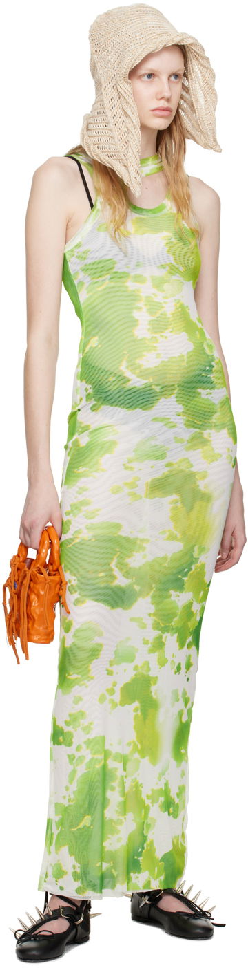 Pокля Ottolinger Ottolinger Exclusive Tie-Dye Maxi Dress Зелено | 100717, 3