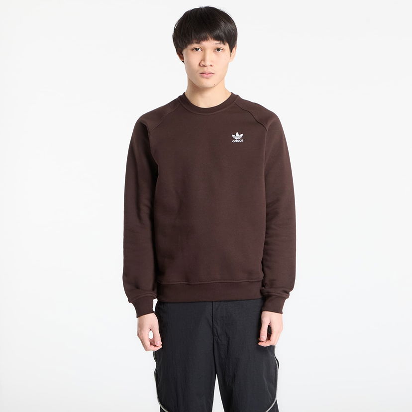 Суитчър adidas Originals Raglan Sleeve Sweatshirt Ess Crew Кафяво | KE1141