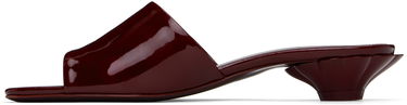 Кецове и обувки CHLOÉ Chloé Flower Heel Sandals Бургунди | CHC25U09USG, 2