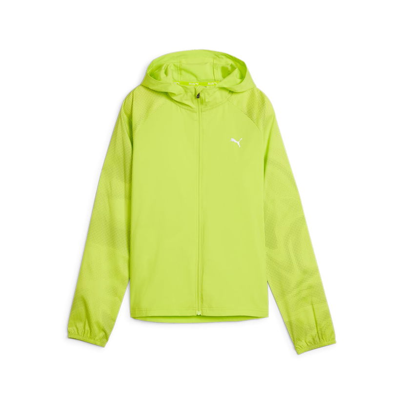 Ветровка Puma Printed Woven Running Jacket Зелено | 524035-39