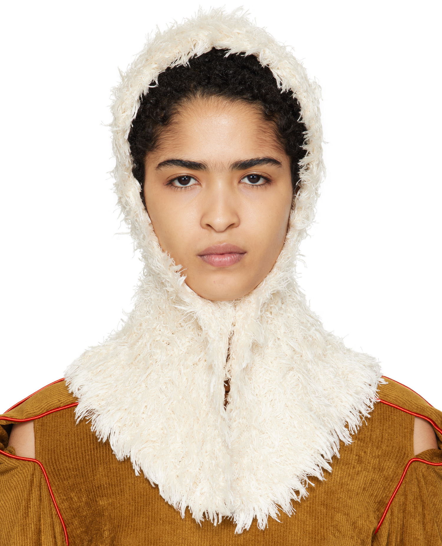 Шапка KIKO KOSTADINOV Carla Knitted Hood Бяло | KKWAW24KN12-99, 0