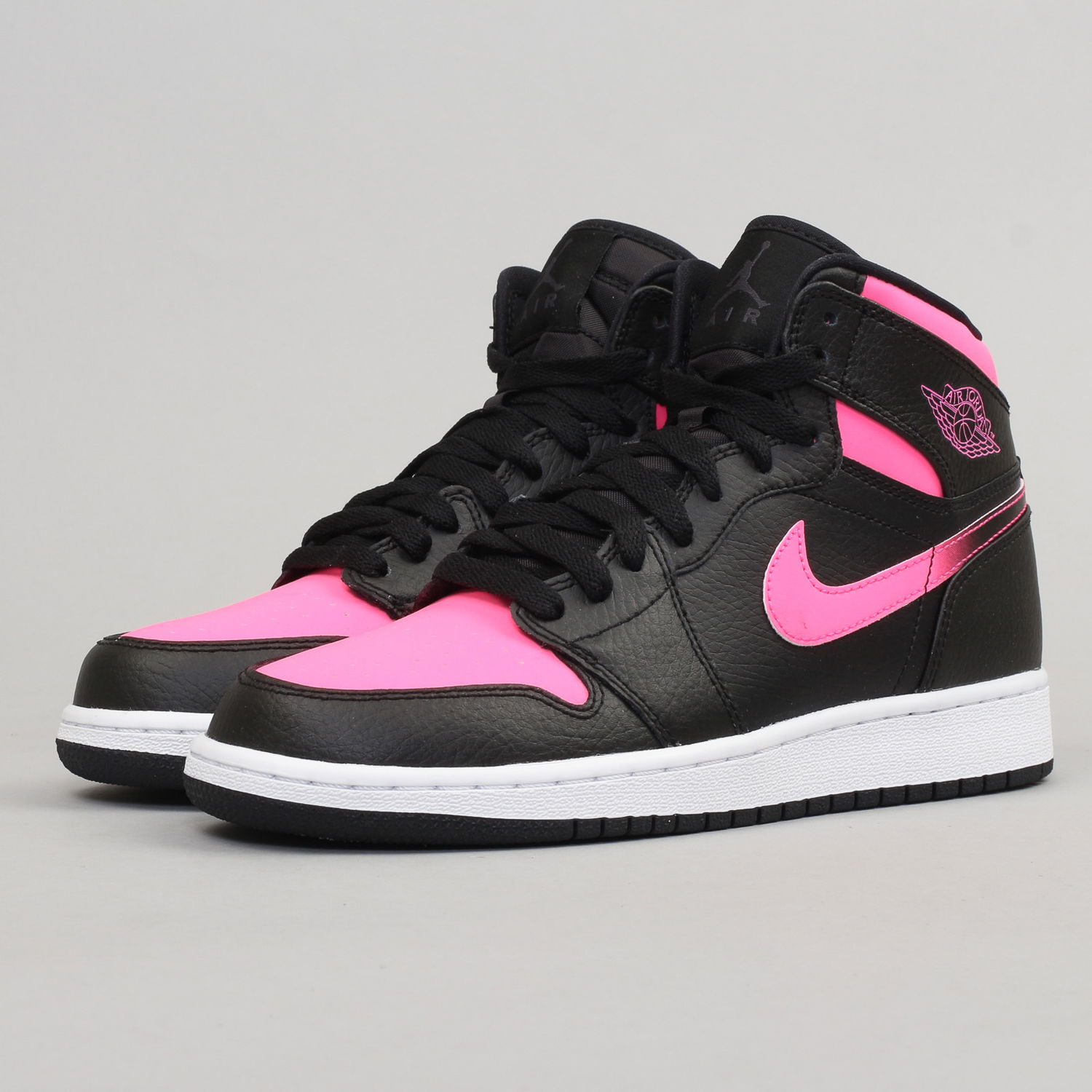 Кецове и обувки Jordan Air Jordan 1 Retro High "Black Hyper Pink" GS Розово | 332148-019, 1