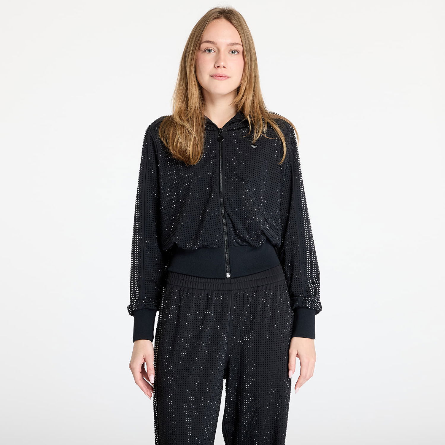 Суитчър adidas Originals Sweatshirt Stones Черно | IW3105, 0