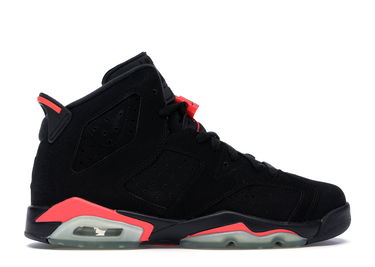 Кецове и обувки Jordan Jordan 6 Retro "Infrared Black" (2014) (GS) Черно | 384665-023, 0