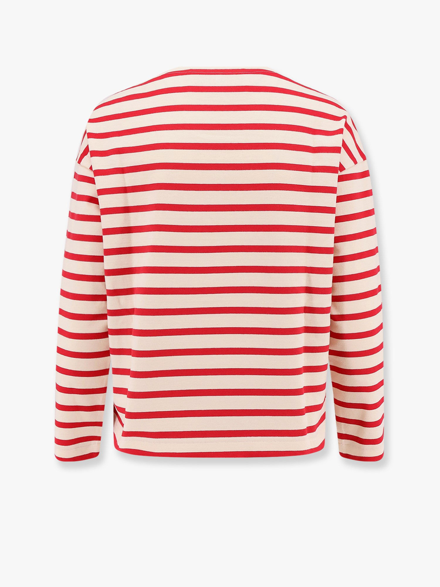Тениска Valentino Valentino Chez Valentino Paris/Rome Striped Long Sleeve T-Shirt Бежово | 6B3MG24B961AS0, 1