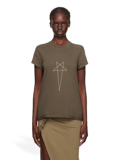 Тениска Rick Owens DRKSHDW Level T-Shirt Зелено | DS02C5208 RNEP3