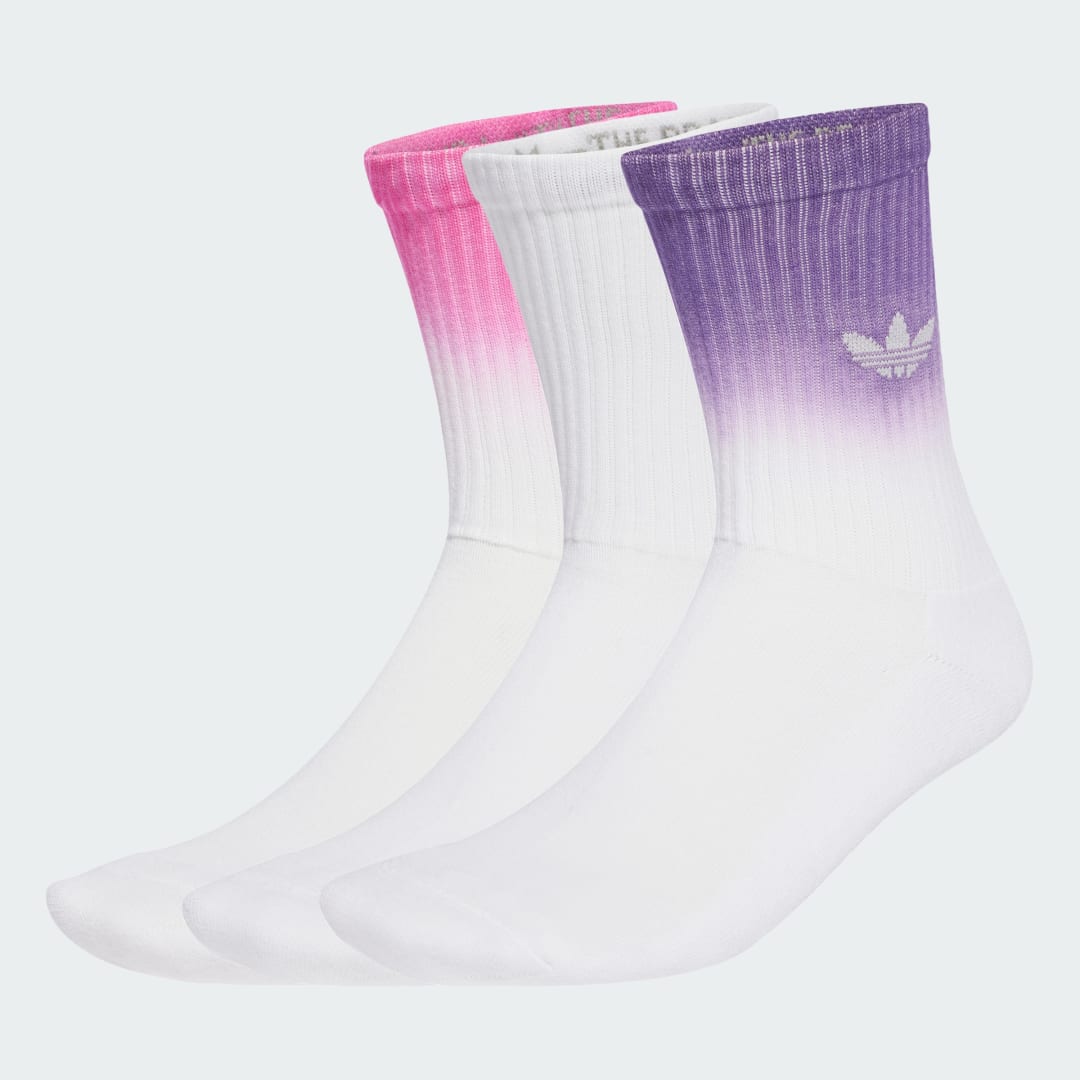 Чорапи adidas Performance Ombre Crew Socks - 3 Pairs Лилаво | JX5220, 0