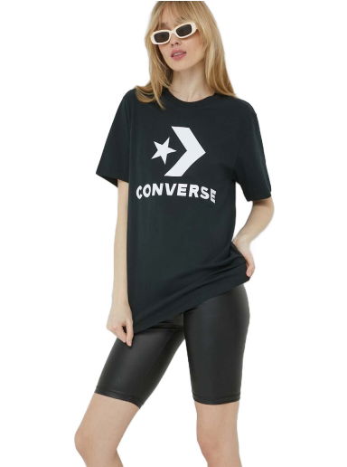 Тениска Converse Large Logo St Chev Tee Черно | 10025458.A02