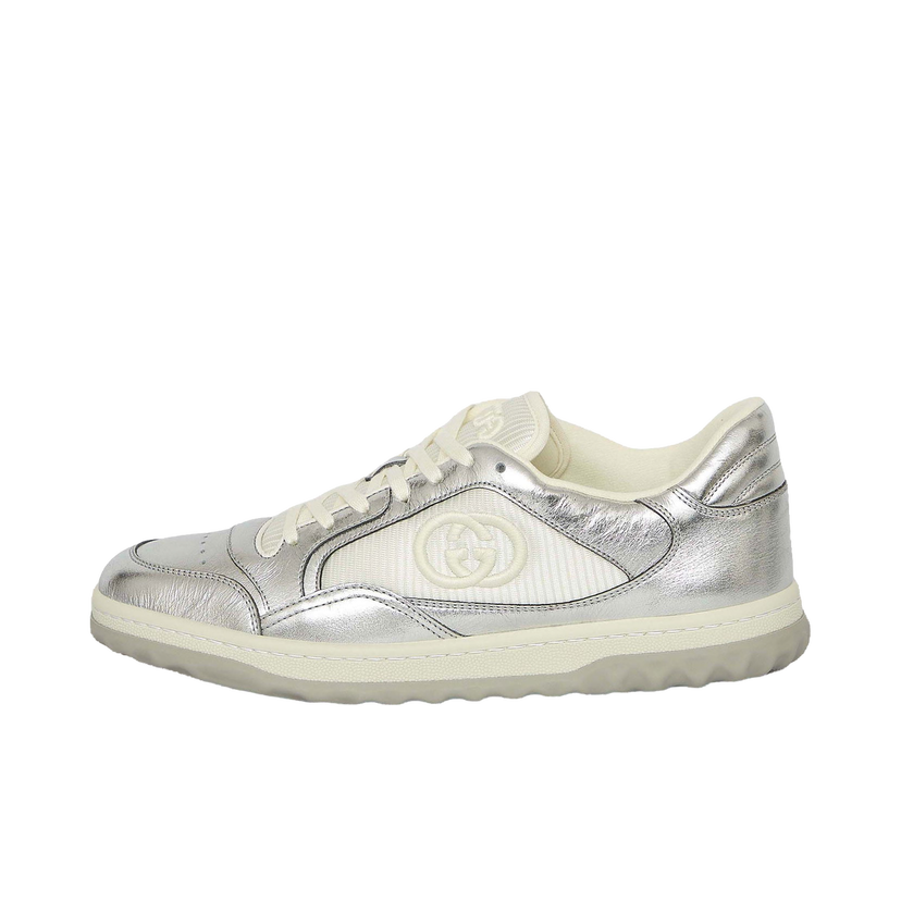 Кецове и обувки Gucci MAC80 Trainer Silver White W Бяло | 750834AACA98141