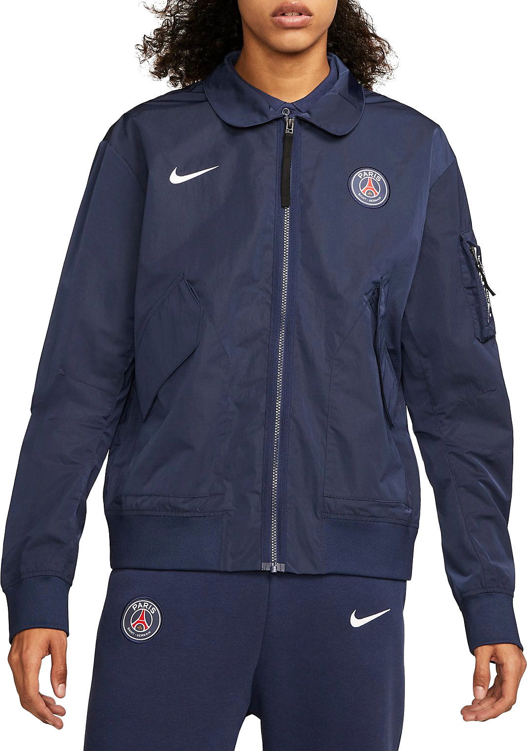 Яке бомбър Nike Saint-Germain Soccer Bomber Jacket Синьо | dn1489-410, 0