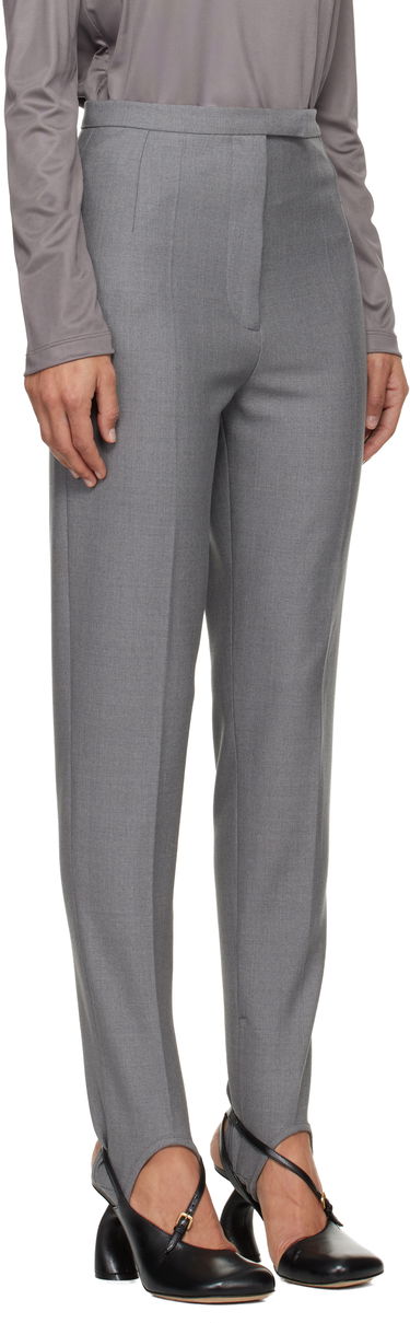 Панталони Dries Van Noten Dries Van Noten Stirrup Trousers Сиво | 252-010950-2061, 1