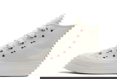 Кецове и обувки Converse Chuck Taylor All-Star Lift Hi "Embroidered Hearts" W Бяло | A01599C, 2