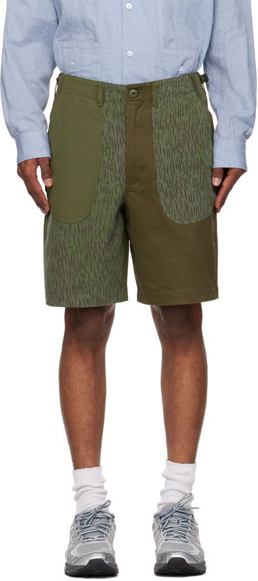 Къси панталони Maharishi Maharishi Upcycled Fixed Deck Shorts Зелено | 6086, 0