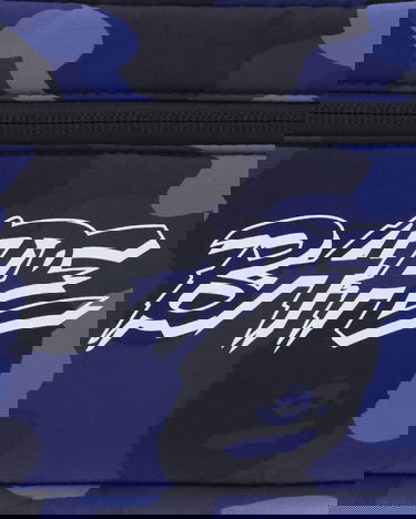 Чанта за кръста BAPE Camo Waist Bag Синьо | 1F80182013 001, 4