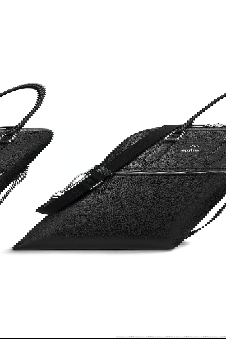 Раници и чанти Polo by Ralph Lauren Polo Ralph Lauren Leather Briefcase Bag Черно | 405962458, 0