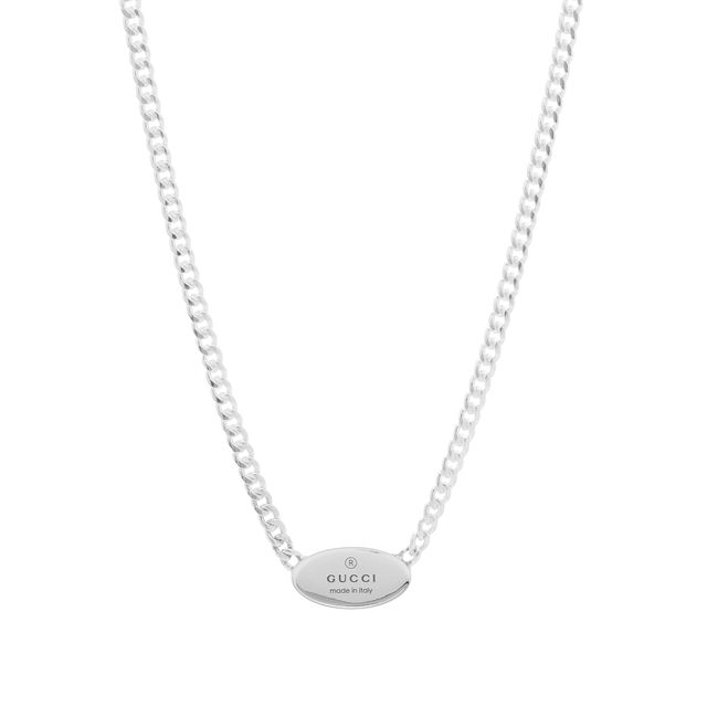 Oval Tag Necklace